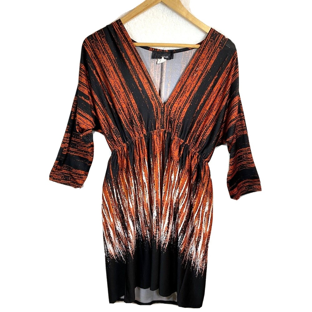 Hypnotik Women Dress Size Large V Neck‎ Lightweight Modern Travel